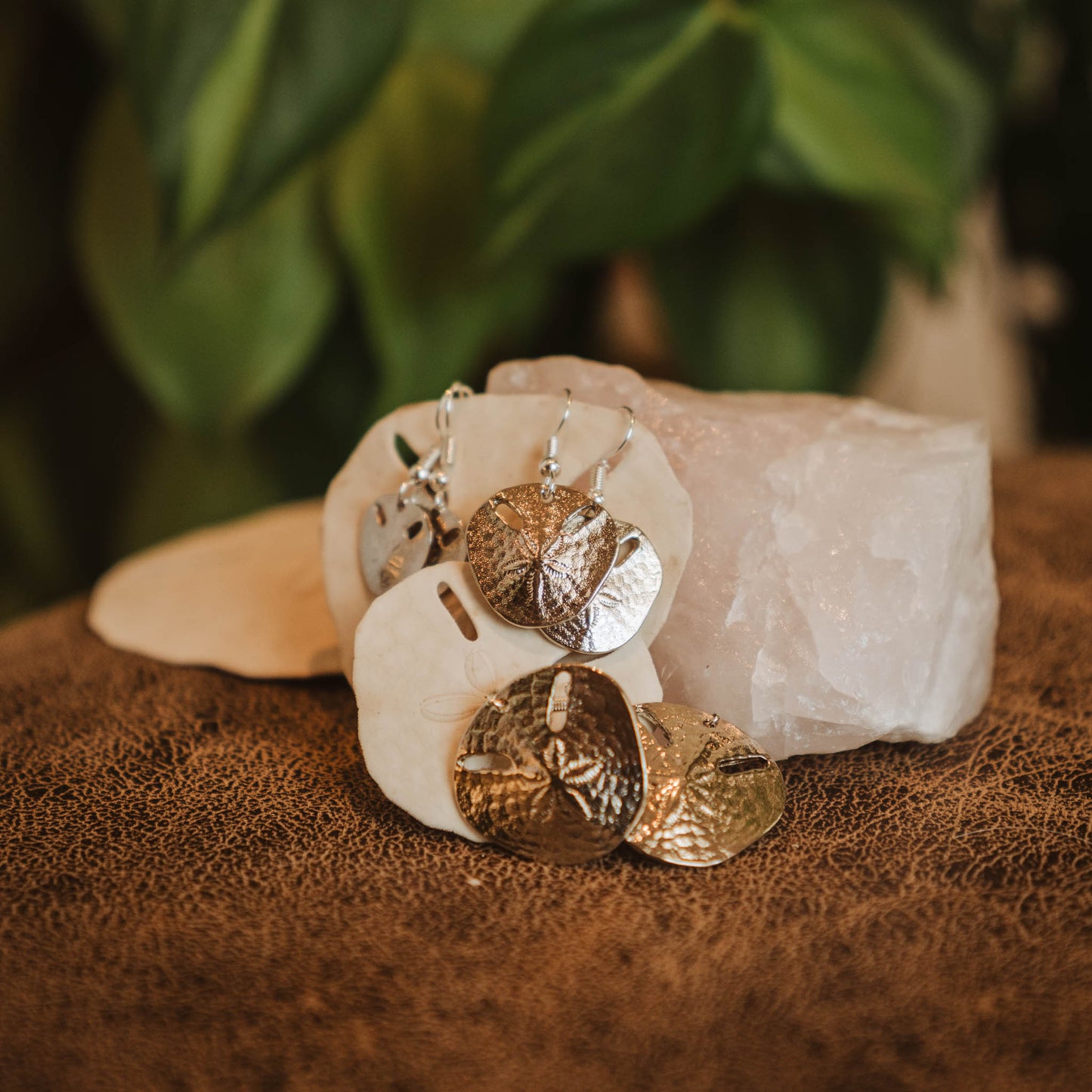 Pansy Shell Earrings
