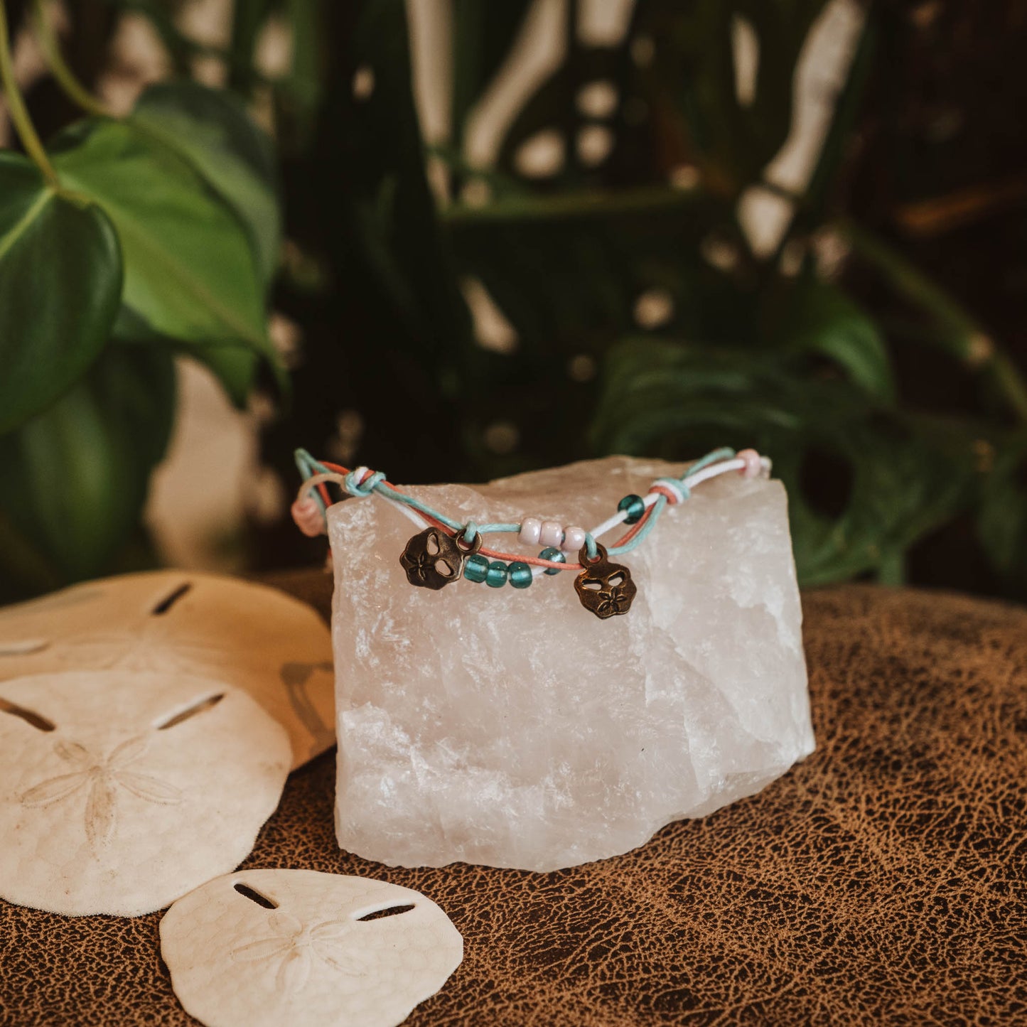 Pansy Shell Ankle Bracelet