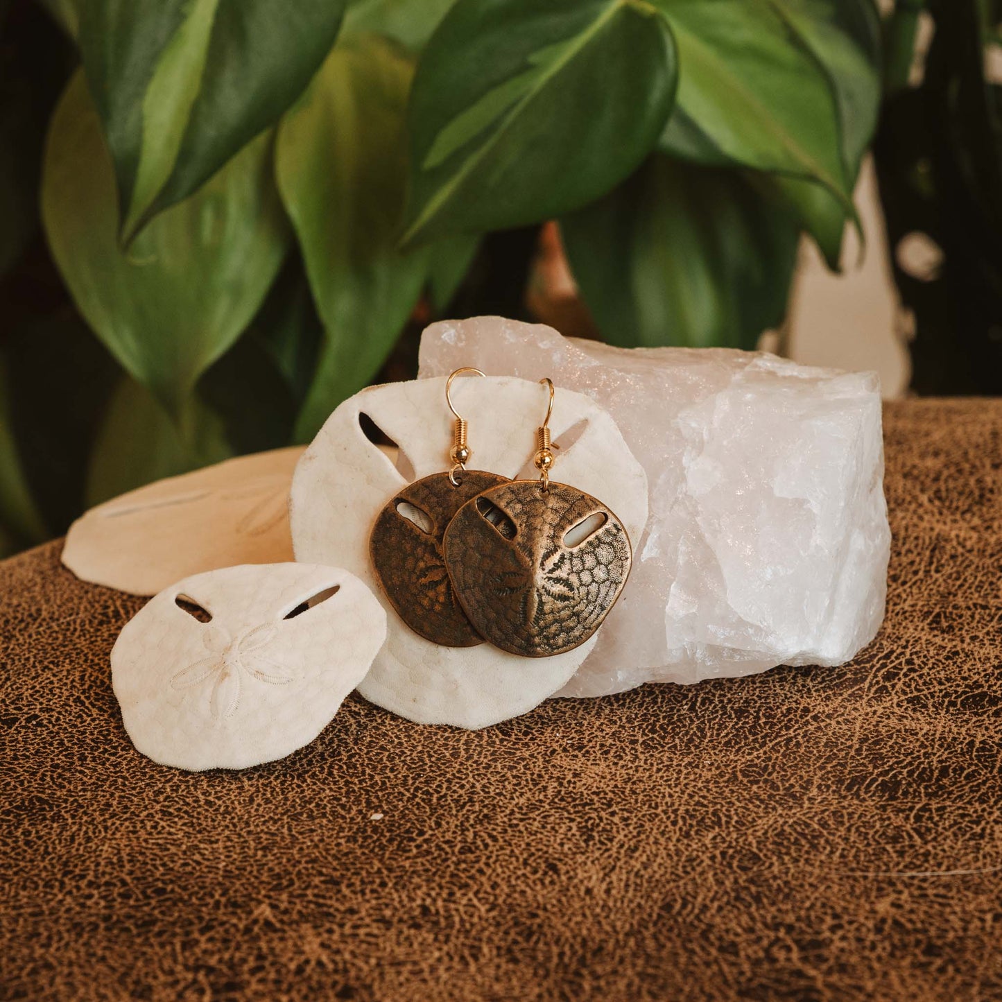 Pansy Shell Earrings