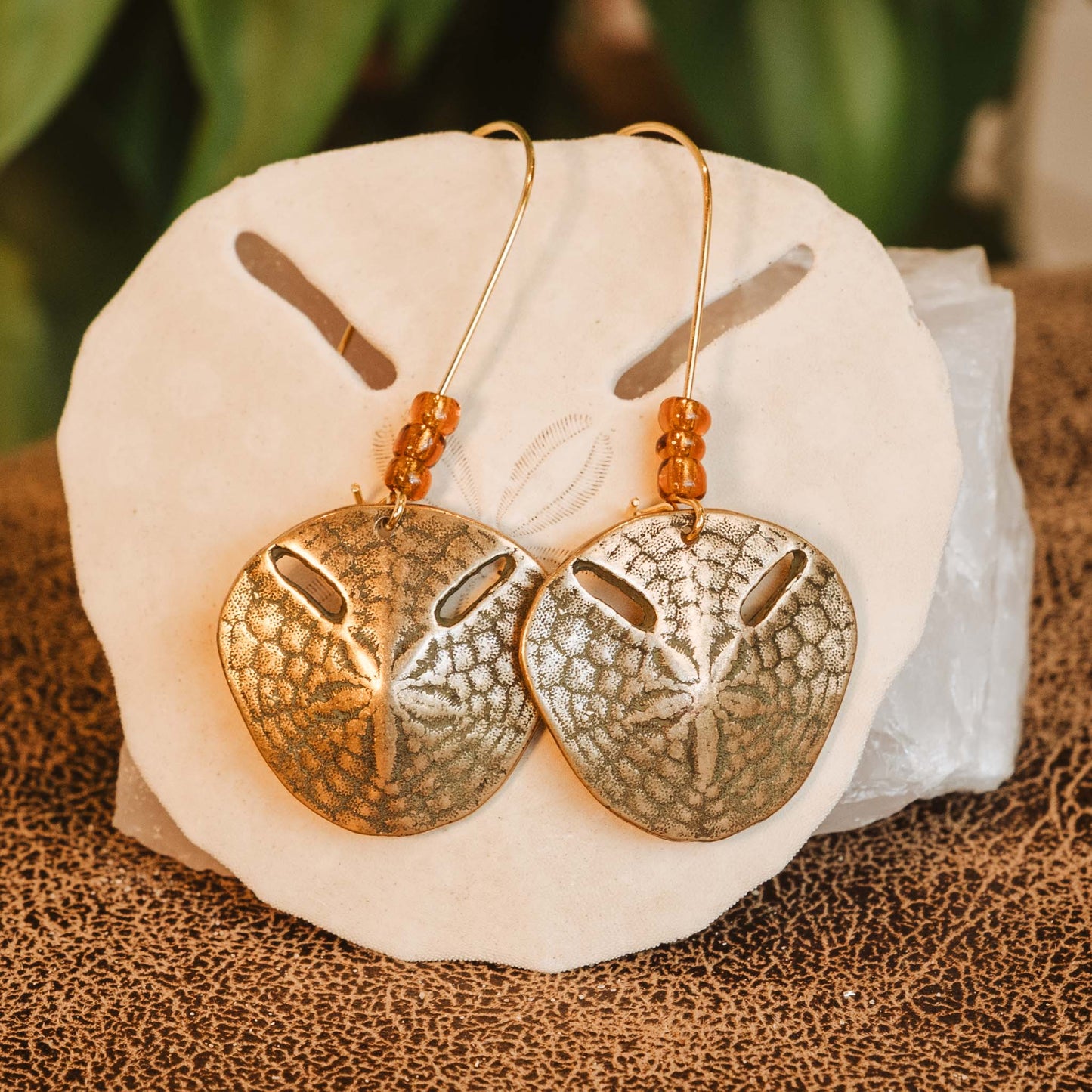 Pansy Shell Earrings