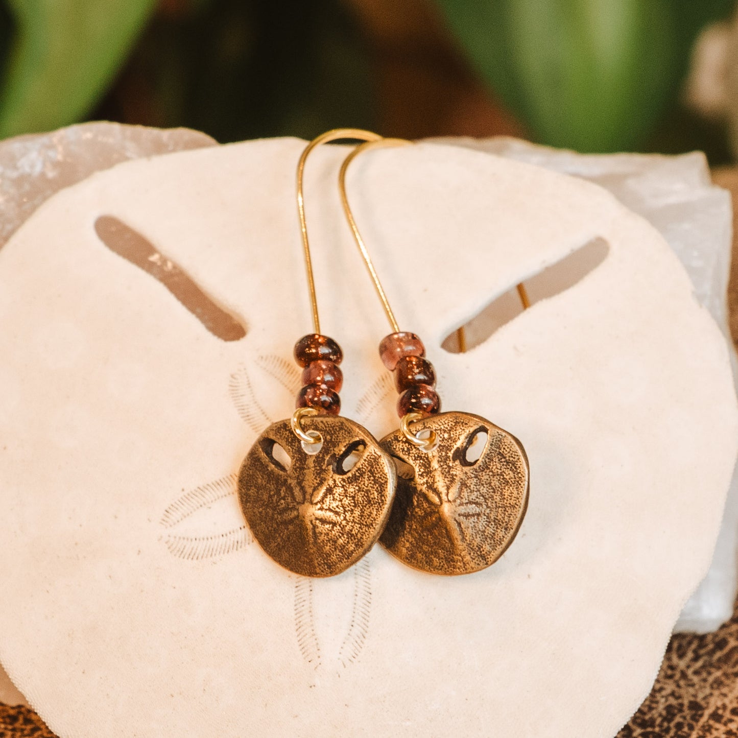 Pansy Shell Earrings